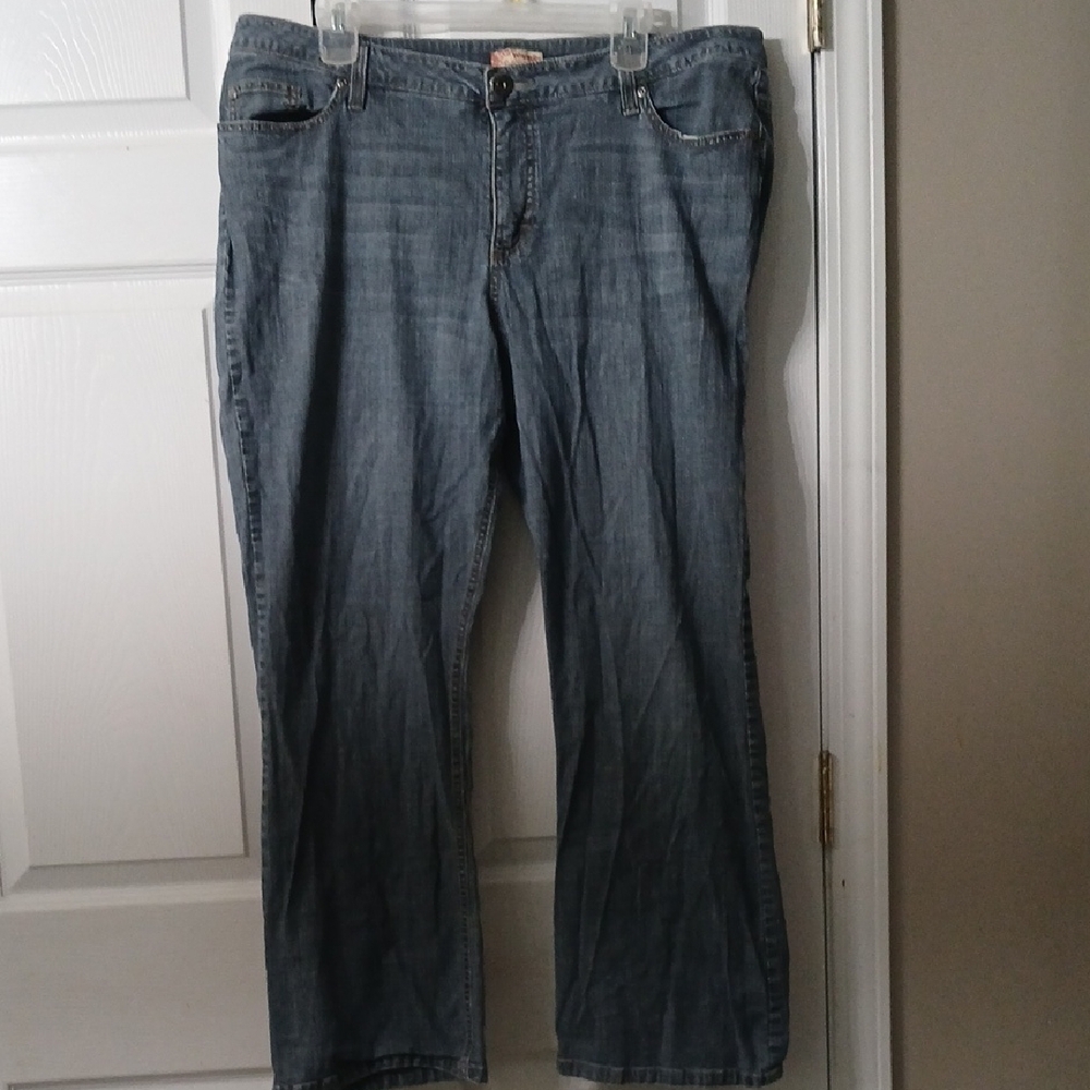 Wrangler straight leg jeans Sz 18W P  EUC